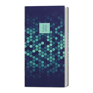 Mesačný diár 2026 Halina Lamino vreckový - Geometria