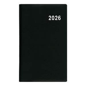 Mesačný diár 2026 Marika PVC vreckový - čierna