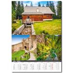 Nástenný kalendár 2022 Pohľadnice zo slovenska