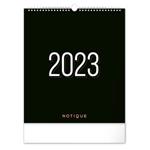 Nástenný kalendár 2023 plánovací kalendář Čierny