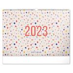 Nástenný kalendár 2023 plánovací kalendář Terazzo