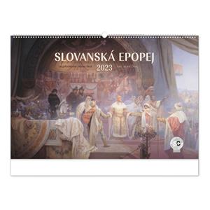 Nástenný kalendár 2023 Slovanská epopej - Alfons Mucha