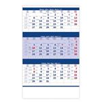 Nástenný kalendár 2023 - Trojmesačný modrý