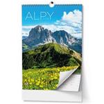 Nástenný kalendár 2024 Alpy