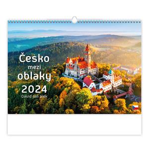 Nástěnný kalendář 2024 - Česko mezi oblaky