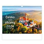 Nástenný kalendár 2024 - Česko medzi oblakmi