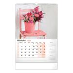 Nástěnný kalendář 2024 Kvety SK