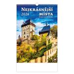 Nástenný kalendár 2024 - Najkrásnejšie miesta Českej republiky