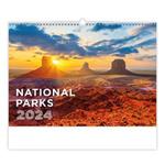 Nástenný kalendár 2024 - National Parks