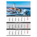 Nástěnný kalendář 2024 - Pobřeží – 3měsíční/Pobrežie – 3mesačné