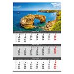 Nástěnný kalendář 2024 - Pobřeží – 3měsíční/Pobrežie – 3mesačné
