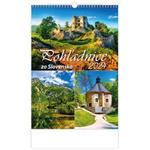 Nástenný kalendár 2024 - Pohľadnice zo Slovenska