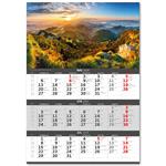 Nástěnný kalendář 2024 - Trojmesačný kalendář - Slovensko