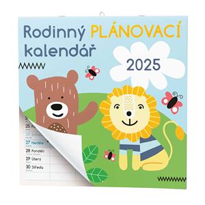 Nástenný kalendár 2025 Rodinný plánovací kalendár