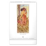Nástenný kalendár 2026 Alfons Mucha