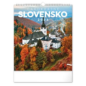 Nástenný kalendár 2026 Čarokrásne Slovensko
