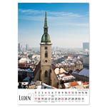 Nástenný kalendár 2026 český Bratislava