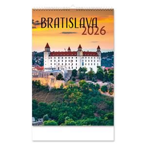 Nástenný kalendár 2026 český Bratislava