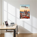 Nástenný kalendár 2026 český Praha