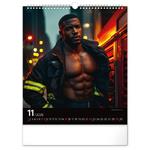 Nástenný kalendár 2026 Dreamy Firefighters