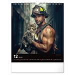 Nástenný kalendár 2026 Dreamy Firefighters