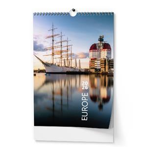 Nástenný kalendár 2026 Europe