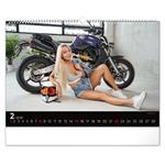 Nástenný kalendár 2026 Girls & Bikes