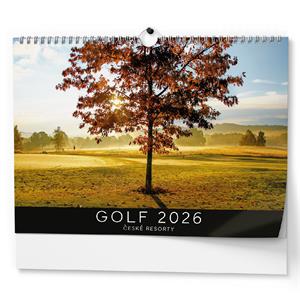 Nástenný kalendár 2026 Golf