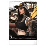 Nástenný kalendár 2026 Inked Girls