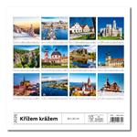 Nástenný kalendár 2026 - Krížom krážom Českou republikou