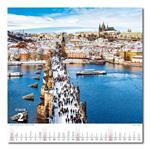 Nástenný kalendár 2026 - Krížom krážom Českou republikou