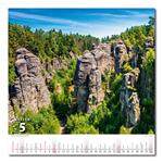 Nástenný kalendár 2026 - Krížom krážom Českou republikou