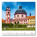 Nástenný kalendár 2026 - Krížom krážom Českou republikou