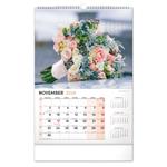 Nástenný kalendár 2026 Kvety