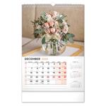 Nástenný kalendár 2026 Kvety