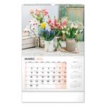 Nástenný kalendár 2026 Kvety
