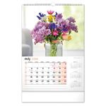 Nástenný kalendár 2026 Kvety