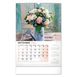 Nástenný kalendár 2026 Kvety