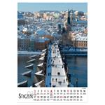Nástenný kalendár 2026 poľský Praha