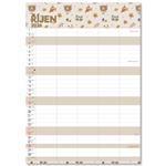 Nástenný kalendár 2026 Rodinný plánovací kalendár