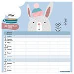 Nástenný kalendár 2026 Rodinný plánovací kalendár