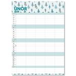 Nástenný kalendár 2026 Rodinný plánovací kalendár