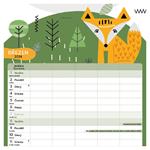 Nástenný kalendár 2026 Rodinný plánovací kalendár