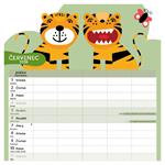 Nástenný kalendár 2026 Rodinný plánovací kalendár