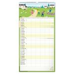 Nástenný kalendár 2026 Rodinný plánovací XXL