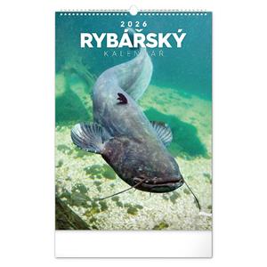 Nástenný kalendár 2026 Rybársky CZ