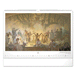 Nástenný kalendár 2026 Slovanská epopej - Alfons Mucha