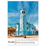 Nástenný kalendár 2026 slovenský Bratislava