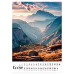 Nástenný kalendár 2026 slovenský Hory