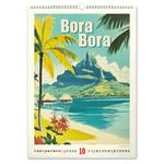 Nástenný kalendár 2026 Vintage plagáty - Tropický raj